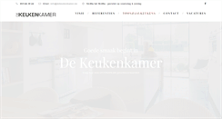 Desktop Screenshot of dekeukenkamer.be